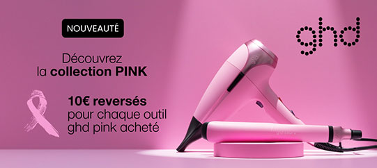 Edition limitée ghd pink, un soutien à la lutte contre le cancer du sein.