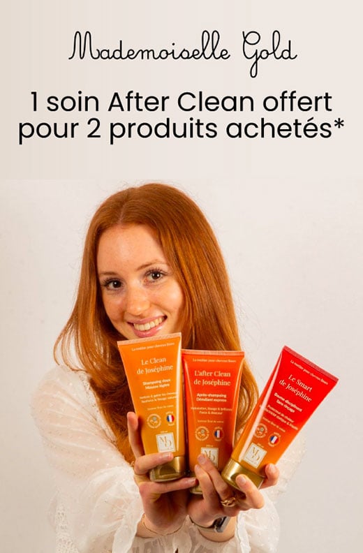 Un soin After Clean offert dès 2 produits Mademoiselle Gold achetés*.