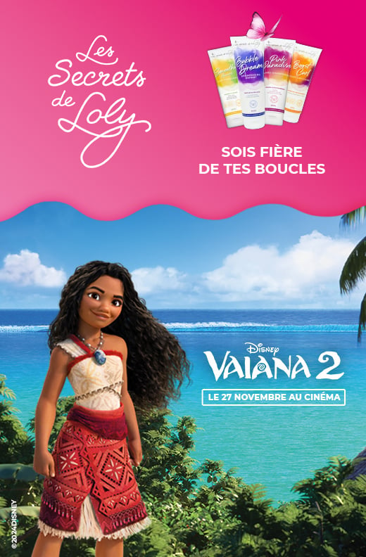 Jeu concours Vaïana 2 x Les Secrets de Loly x La Boutique du Coiffeur