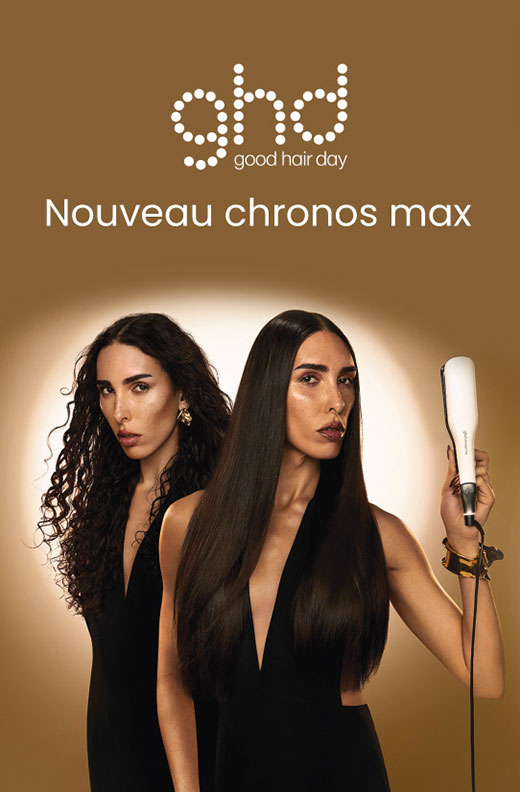 Nouveau ghd chronos max : 3x plus rapide¹, tenue 24h².