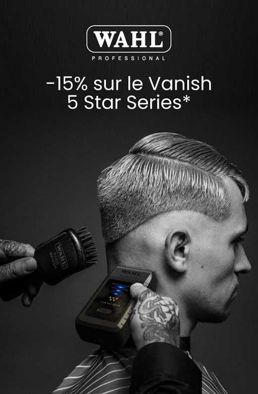 -15% sur le Vanish 5 Star Series de Wahl Professional.